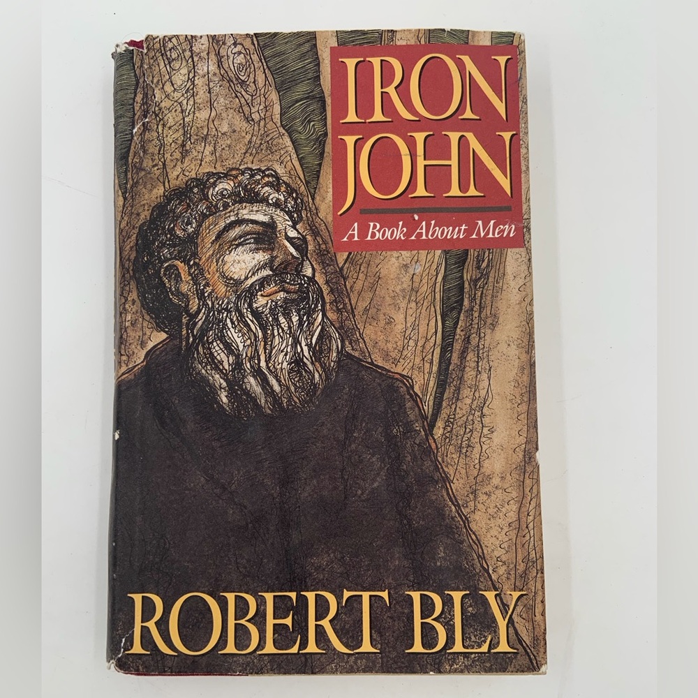 🌹New Listing🌹GUC Iron John: A Book About Men - Book by Robert Bly + 2 Extras